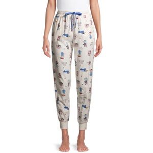 Secret Treasures Dogs Flannel Joggers